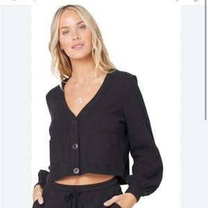 NWOT- L*Space Romy Button Up Sweater